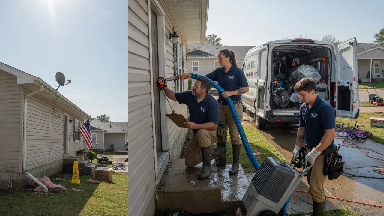 Ceiling Water Damage Restoration in Williston, ND near me